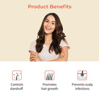 Vedix Ayurvedic Hair Serum, Nuyantra Pro Hair Growth Serum Dandruff Care For Women & Men With Neem, Tulasi & Cedar