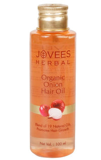 Jovees Herbal Red Onion Oil & Bamboo Strengthening Shampoo | Organic Onion Hair Oil | With Blend of 19 Natural Oils & Organic Onion Hair Spa Masque Set Of 3
