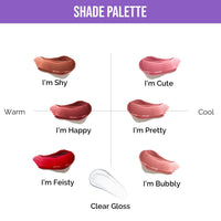 Staze 9to9 Gloss Lock 2-in-1 Liquid Lipstick | Lip Gloss For Long-lasting Fuller & Pump-up pigmented Lipstick | Transfer-proof & 12hrs long stay with Intense Color Payof f | Lightweight & Comfortable | 01 I'M Cute | 7g
