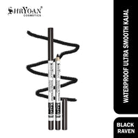 Shryoan Secret True Eyes Kajal, Matte Finish, Ultra Sleek & Creamy Kajal | Waterproof & Smudge Proof | Upto 24 Hours Long Stay (BLACK RAVEN)