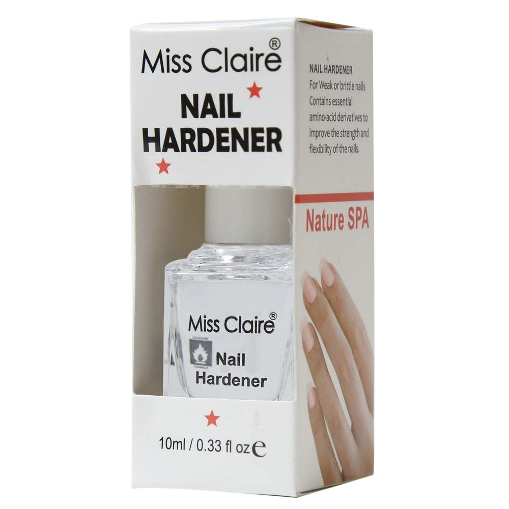 Miss Claire Miss Claire Nail Hardener, Clear, 10 Milliliters, Brown, 10 ml