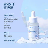 Plum 10% Niacinamide Serum with Rice Water | Provides Clear, Glowing & Brightening Skin | for Acne Prone, Combination, Oily & Sensitive Skin | Oil Control & Anti Acne Face Serum for Women & Men | 15ml