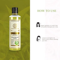 Khadi Natural Neem, Teatree and Basil Herbal Hair Oil, Paraben Mineral Oil Free| Unique non-greasy hair formula| Boosts hair growth and overall hair health| Suitable for All Hair Types| 210ml