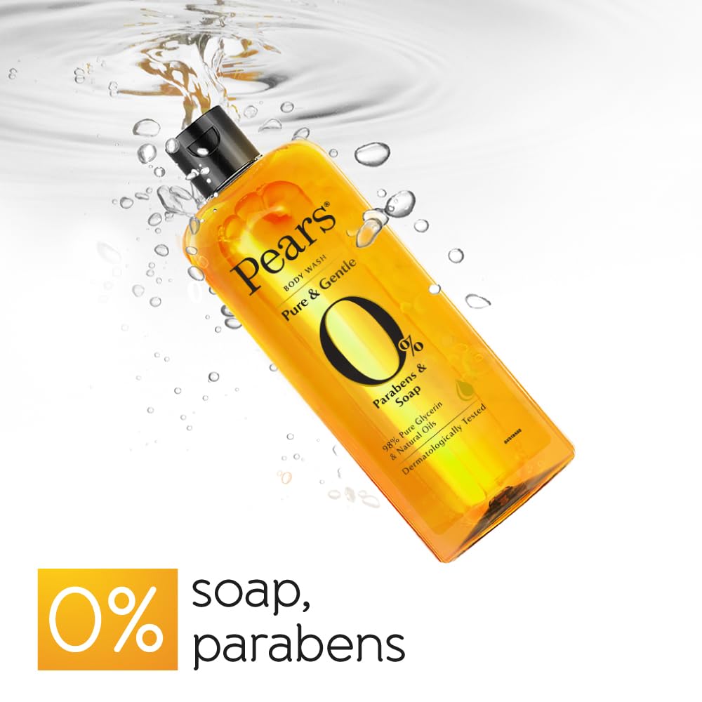 Pears Pure & Gentle Shower Gel With 98% Pure Glycerine|| 100% Soap Free And No Parabens|| 250 ml (Pack of 3)