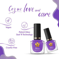 Olivia Nail Paint for Glossy Finish - 5ml (17 I Purple You)