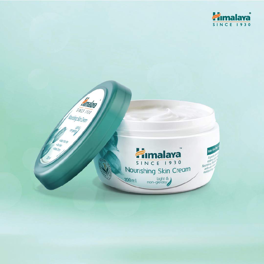 Himalaya Baby Body Lotion, For All Skin Types (400 ml) & Nourishing Skin Cream, 200ml