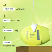 Hyphen Vitamin-Infused Peptide Dewy Prep 8% Multivitamins & Peptides Serum | Instant Dewy Glow & Hydration, UV Protection & Strengthens Skin Barrier | Lightweight, Non Greasy, Fragrance Free - 50ml