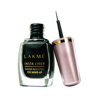Lakmé Insta Matte Liquid Eye Liner, Black, 9Ml And Jewel Sindoor, Maroon, 4.5Ml