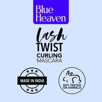 Blue Heaven Lash Twist Curling Mascara Waterproof Blue | Quick Dry | No Clumping | Long Lasting Mascara for Women | 12ml