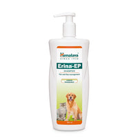 Himalaya Erina EP Shampoo for Dogs and Cats| Anti-Tick and Flea Formula with Natural Ingredients for Healthy Skin and Coat | 450 ml