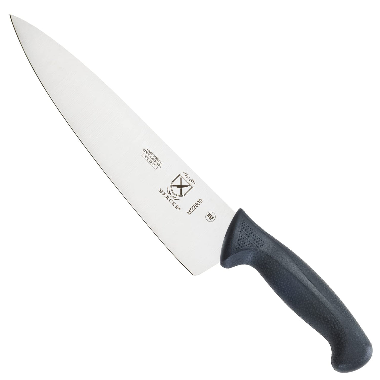 Mercer Culinary M22609 Millennia Black Handle, 9-Inch, Chef's  Knife