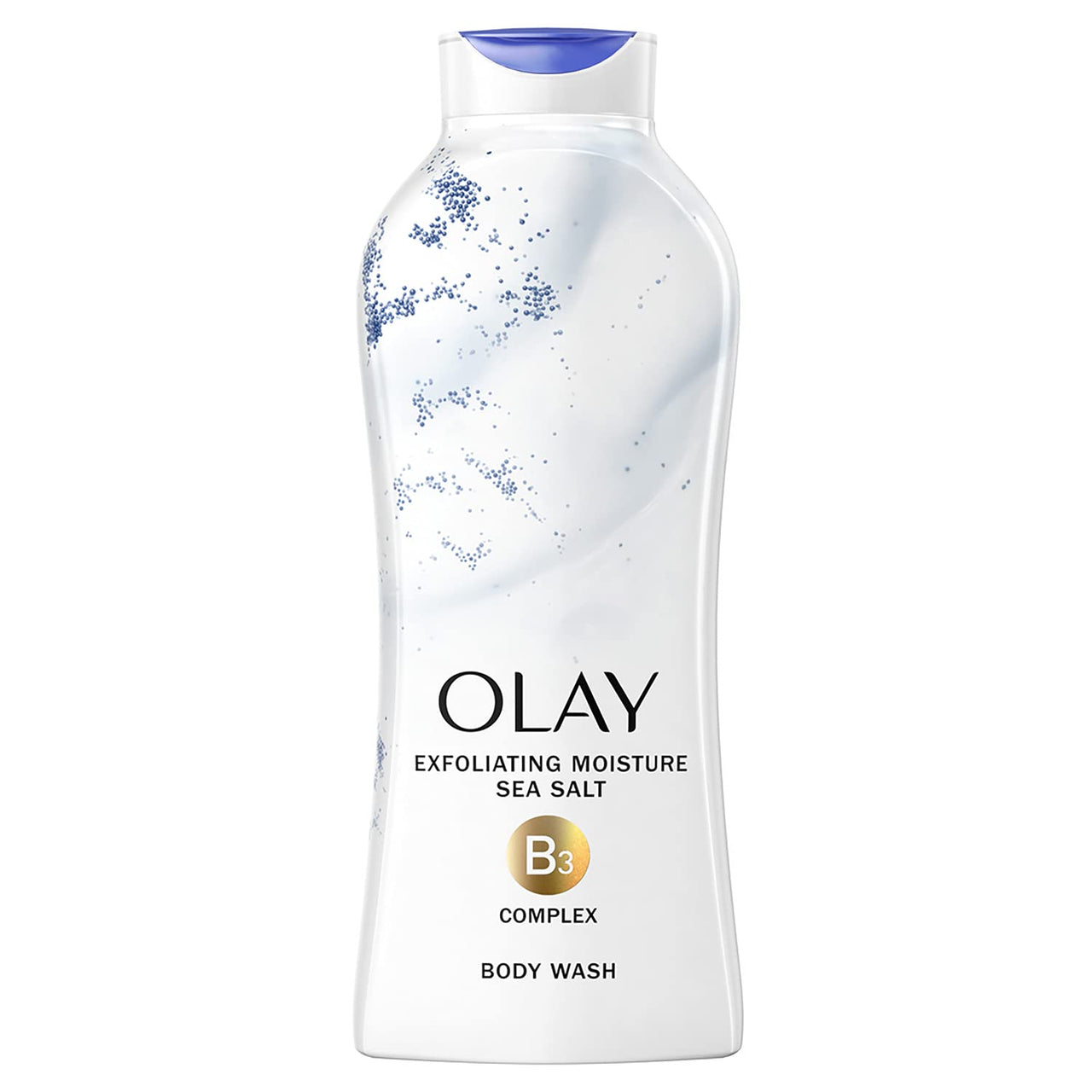 Olay Body Wash Daily Exfoliating, White, 650 mL (22 FL OZ)