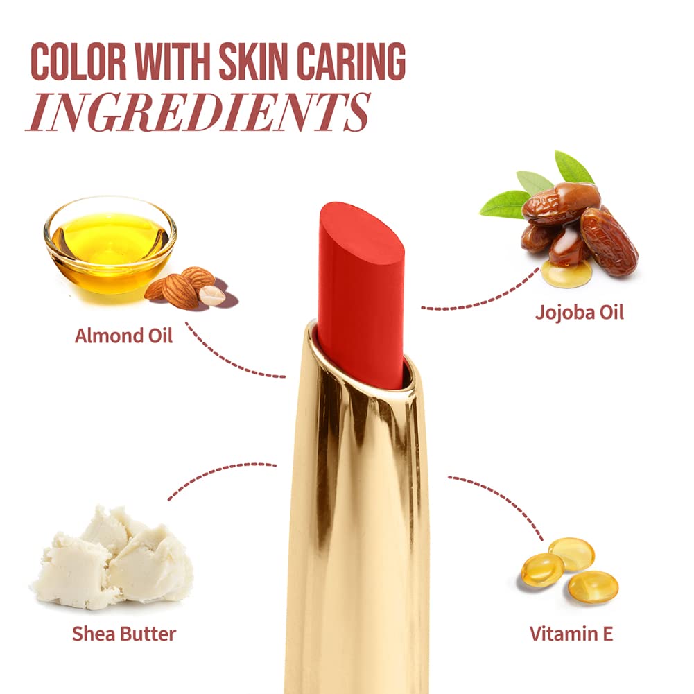 MyGlamm Ultimatte Long Stay Matte Lipstick - Goddess (Pink) | Long Lasting Lipsticks for Women With 12hr Stay | Transfer Proof | Rich Colour | Moisturising, Lightweight Formula | 1.3g