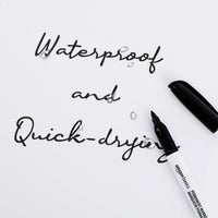 Basics Fine Point Tip Permanent Markers, Black, 24-Pack 1 Count (Pack of 24)