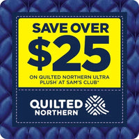 Quilted Northern Ultra Plush 3-Ply Toilet Paper 36 Rolls, 255 Sheets/Roll