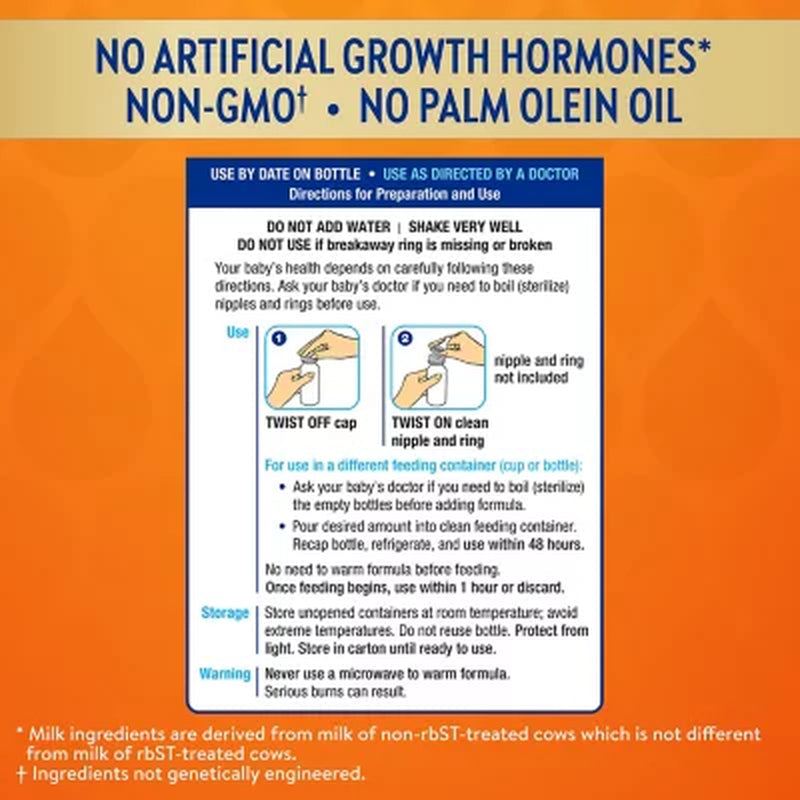 Similac 360 Total Care Sensitive Infant Formula, Ready to Feed 8 Fl. Oz., 24 Ct.