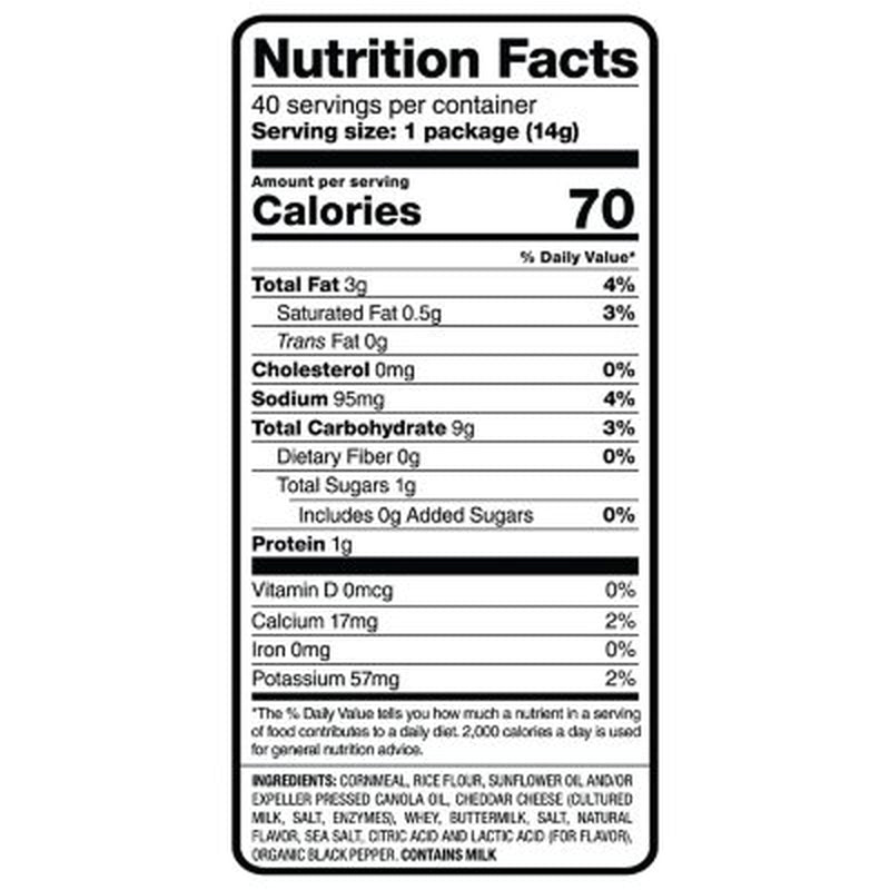 Pirate's Booty Aged White Cheddar Puffs, 0.5 Oz., 40 Pk.