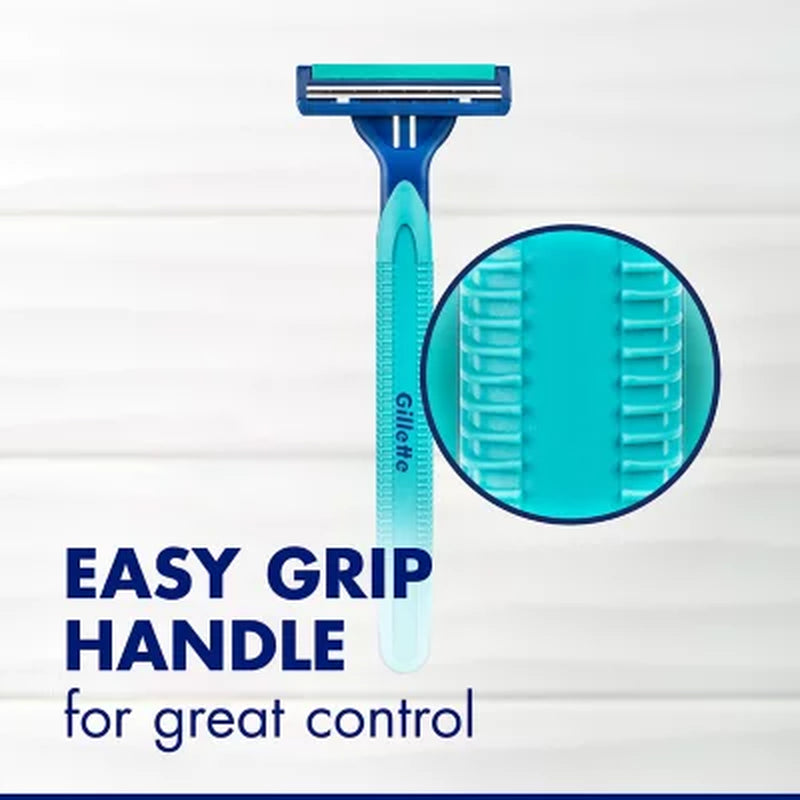 Gillette Sensor2 plus Lubrastrip Pivoting Head Disposable Razors, 52 Ct.