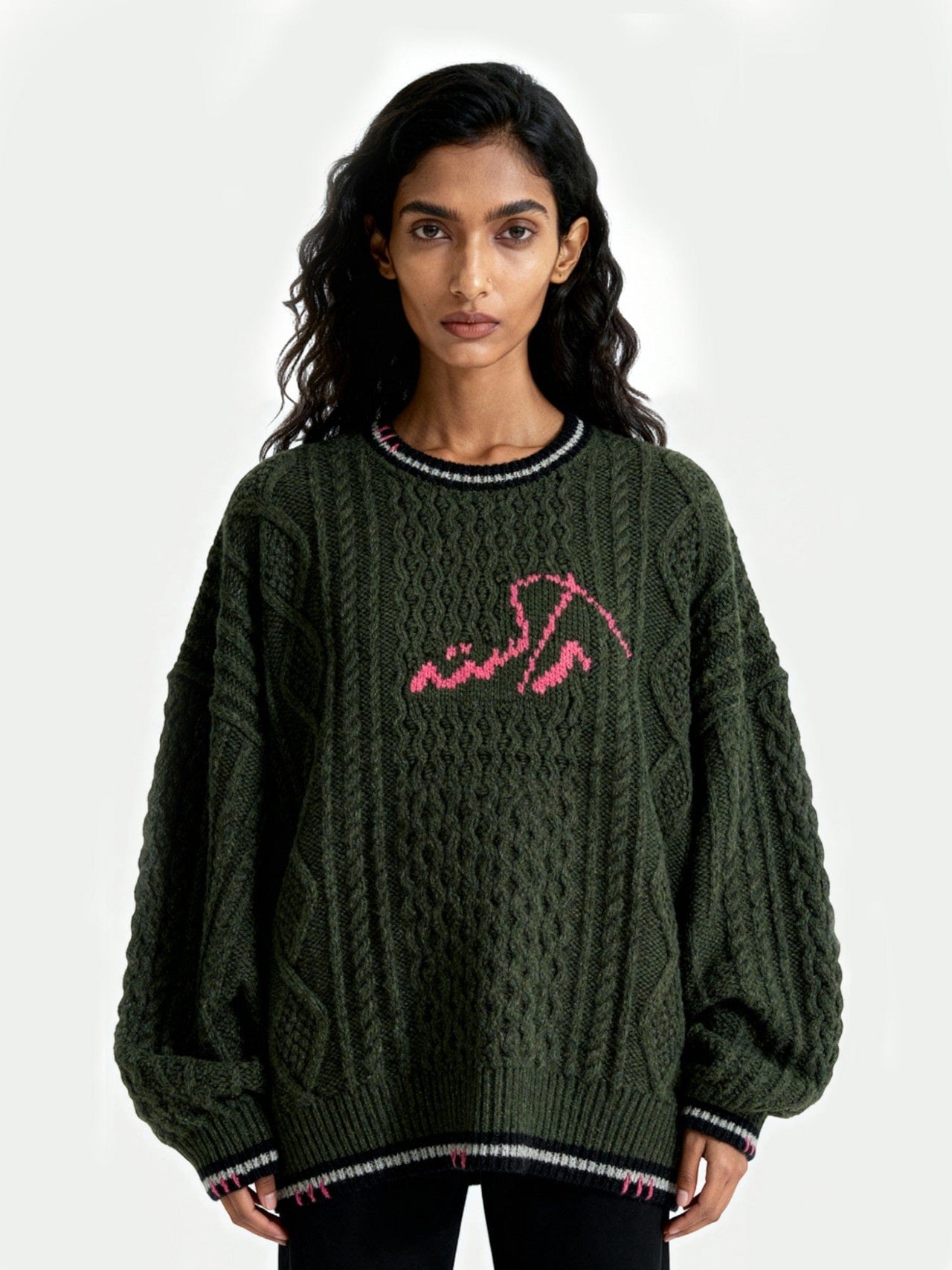Raastah - Cable - knit Logo Sweater