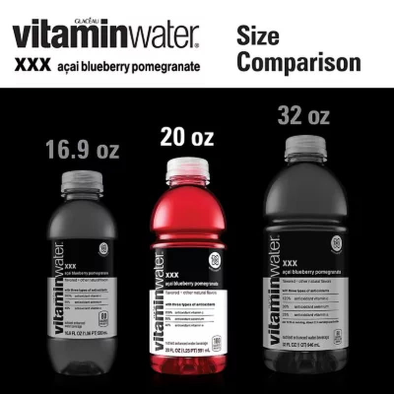Glaceau Vitaminwater Variety Pack 20 Fl. Oz., 20 Pk.