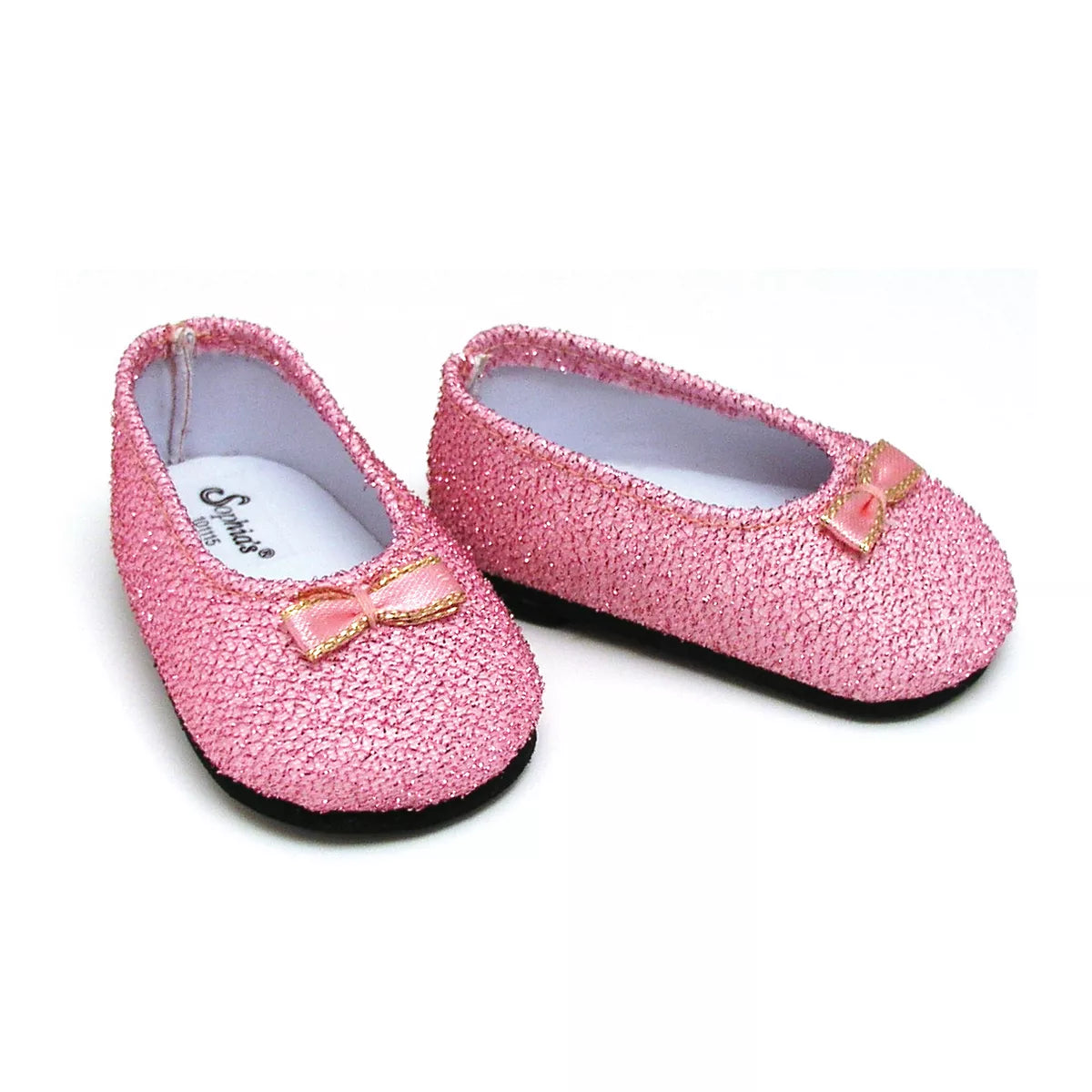 Sophia's - 18" Doll - Glitter Shoes - Light Pink