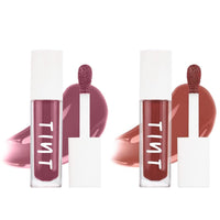 Tint Cosmetics 5ml Set of 2 Lipgloss, Mauve Pink & Burgundy, Non Sticky, Hydrating, Light Weight, Long Lasting, High Shine & Soft Natural Liquid Lip Gloss For Girl & Women (Taupe & Minx)