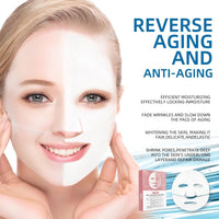 Bio Collagen Face Mask Korean Face Mask for Glass Skin Overnight Sheet Mask For Deep Hydration, Pore minizmizing, Pigmentation, Pigmentation, Face Tightening, Glowing Skin Mask