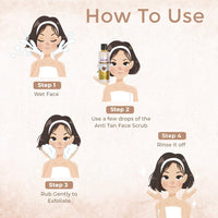 Khadi Mauri Herbal Anti Tan Face Scrub Removes Tan, Prevents Sun Damage & Boosts Skin Complexion, Yellow, 210 Ml