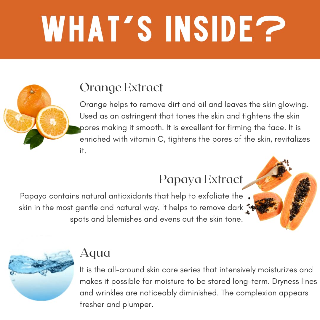 Skin Secrets Fruit Facial Massage Cream with Orange & Papaya Extract| Paraben Free, Cruelty Free & Vegan (800gm)