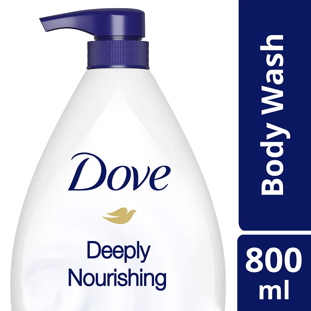 Dove Deeply Nourishing Body Wash, 800 ml & Pears Naturale Brightening Pomegranate Bodywash, 250 ml