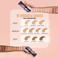 Lovechild Masaba Skip Everything Blurring Medium Coverage 4 In 1 Serum Skin Tint For All Skin Type, Natural Coverage, For Daily Use, With Sod Technology, Gossip Girlfriend, 30Ml
