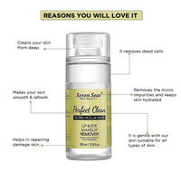 Seven Seas Perfect Clean Lip & Eye Makeup Cleanser Oil Free Micellar Water