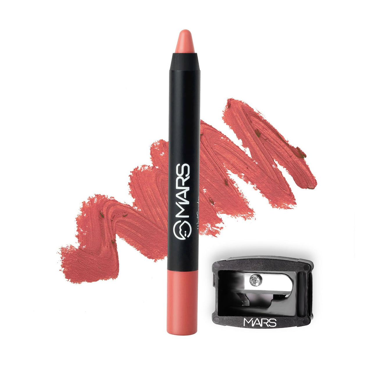 MARS Matte Liquid Lip Color | Long Lasting | Non-Transfer & Waterproof Lipstick for Women (4.5 ml) (01-Spice Brown) Long Lasting Crayon Lipstick up to 12 Hours Stay (3.5 gm) (12-I Am Fierce)