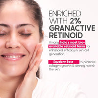 Cos-IQ 2% Vitamin A Granactive Retinoid in Squalane Face Serum | Only 4 Ingredients Vitamin-A Anti Ageing Retinol Night Serum for Wrinkles, Fine Lines & Acne | For Women & Men | 30ml