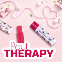 Shryoan Pout Therapy Fruity Lip Balm | Tinted Lip Balm for Nourishing & Hydrating Lips with Natural Fruit Extracts | For Smooth and Moisturized Lips | (Pack of 4) (3.2gX4Pcs)