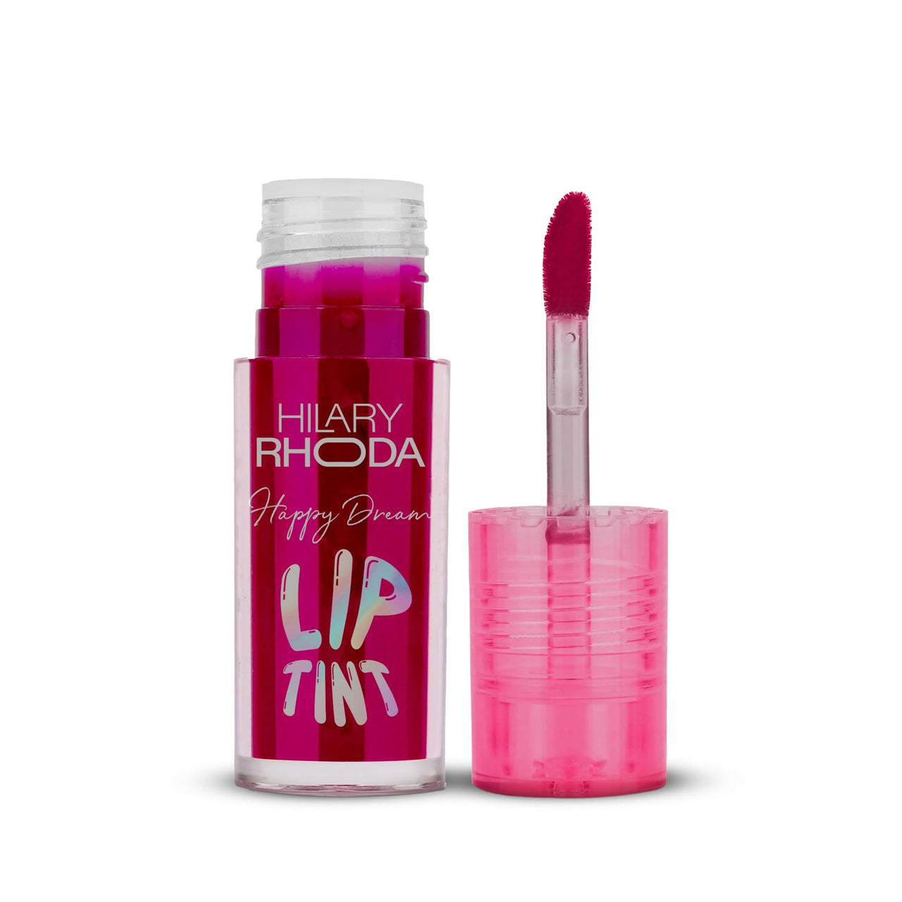 Hilary Rhoda Happy Dream Lip Tint | Hydrating Formula | Infused with Hyaluronic Acid | Cruelty-Free & Glossy Finish | Non-Sticky Formula - 3.7g (Pink Fantasy- Shade 02)