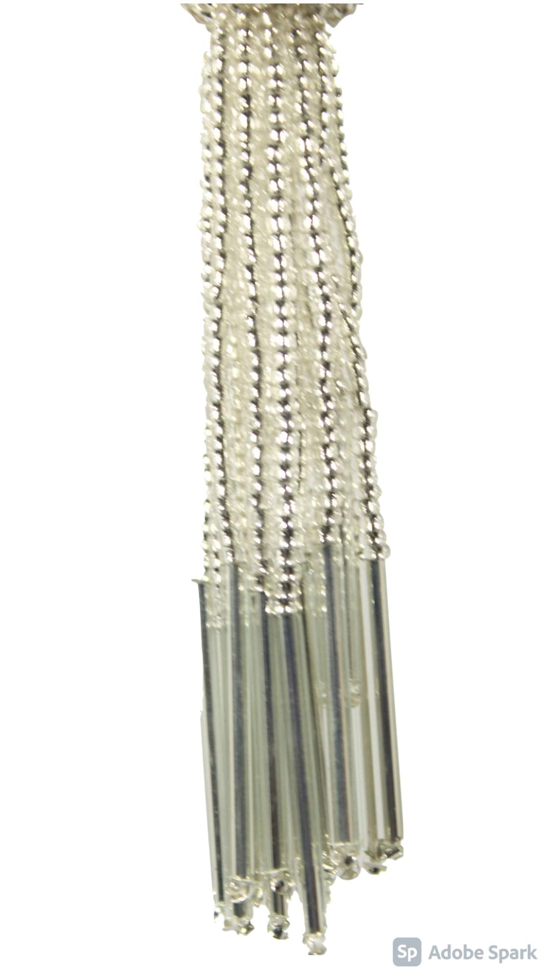 Trendy and Ethnic Acrylic Pearls Tassel Women's  Ethnic Work Hanging Latkan for Sareepallu Blouse Dupatta Lehenga (Set of 1 Pairs)