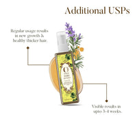 Ohria Ayurveda Rosemary Keshya Hair Vitaliser | Supports Thicker-Looking Hair & Reduces Hair Fall | With Hibiscus, Fenugreek, Halim Seeds | 100ml