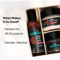 mcaffeine Body Care Gift Set With Berries Body Wash, Body Scrub & Body Butter|Gift Set For Men And Women|Birthday Anniversary Wife Couples Gift Box With 3 Travel Sized Premium Products