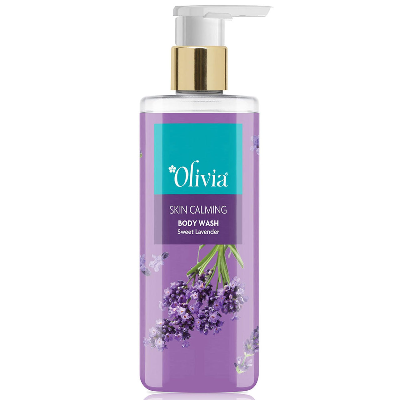 Olivia Body Wash, Skin Calming Shower Gel With Sweet Lavender 250Ml - Free From Paraben, Silicone, Harmful Chemicals