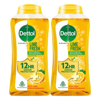 Dettol Body Wash and Shower Gel for Women and Men, Refresh - (Pack of 2-250ml each) | Soap-Free Bodywash | 12h Odour Protection