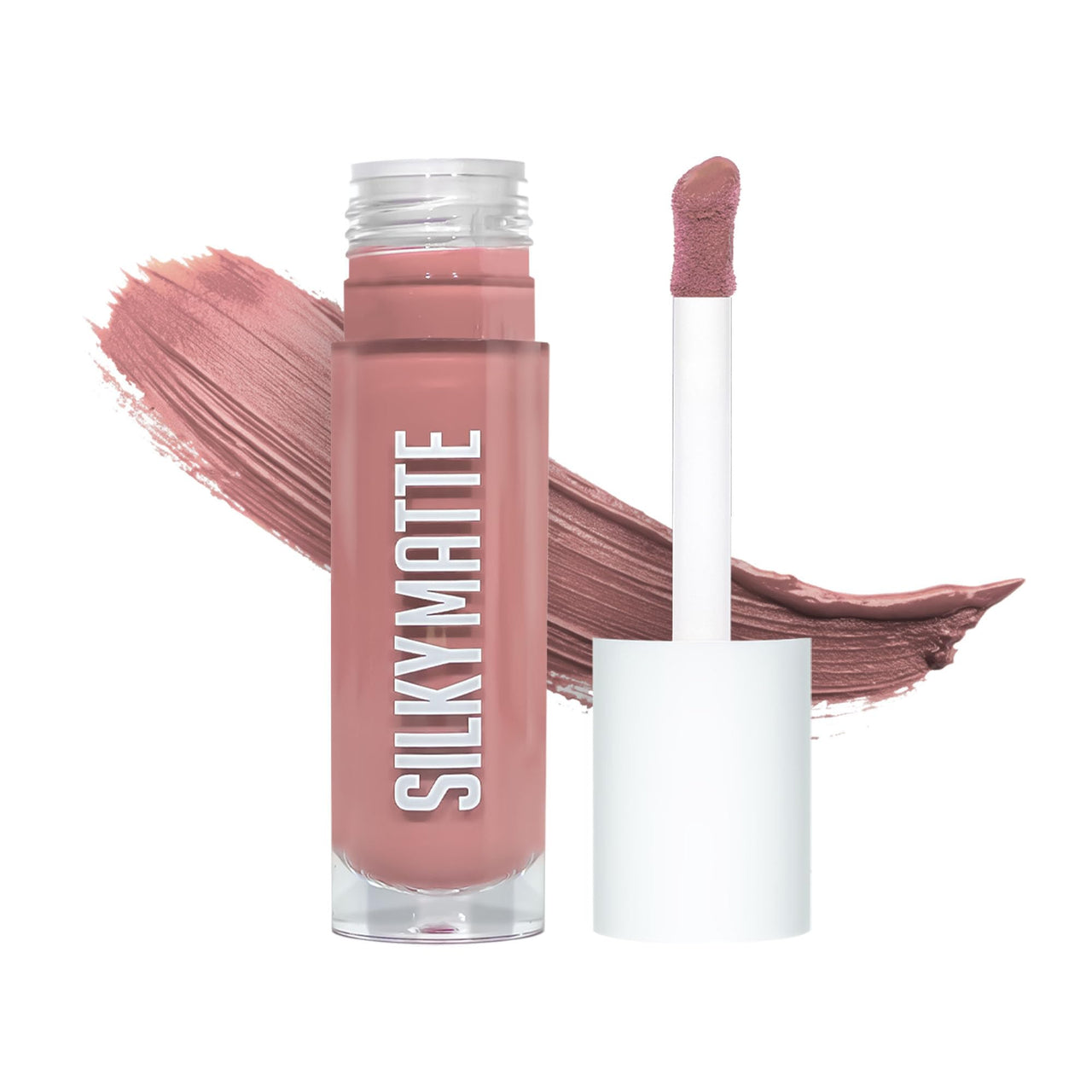 Shopaarel Silky Matte Gloss, Liquid Lipstick, Matte finish, Long-Lasting, Smudge-Resistant, Intense Shade, Cruelty-free-8 Gm, Crush