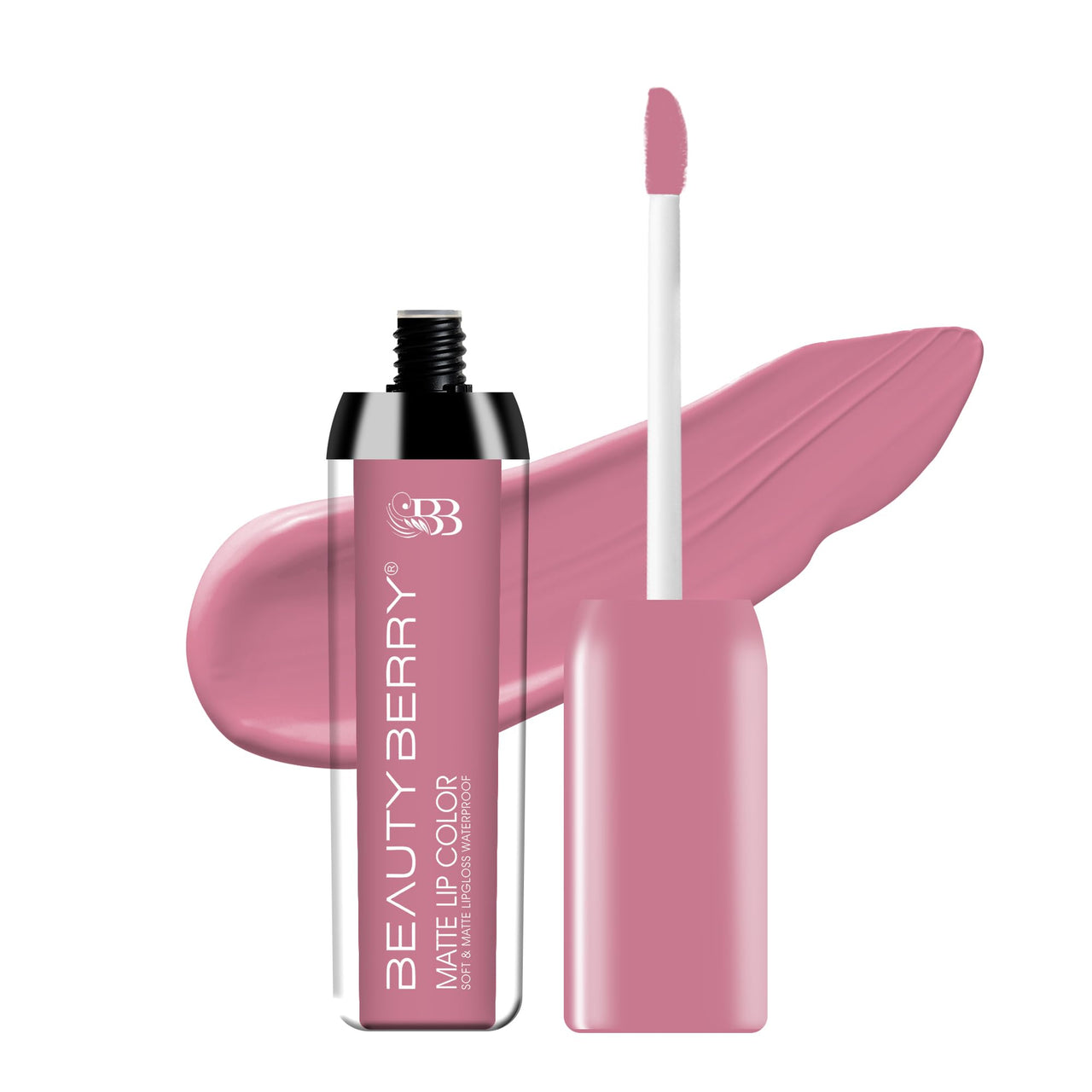 Beauty Berry Soft & Matte Waterproof Lip Color Liquid Lipstick - Rich Pigment, Long Lasting, Non-Transfer With Vitamin E (Charm-24, 1)