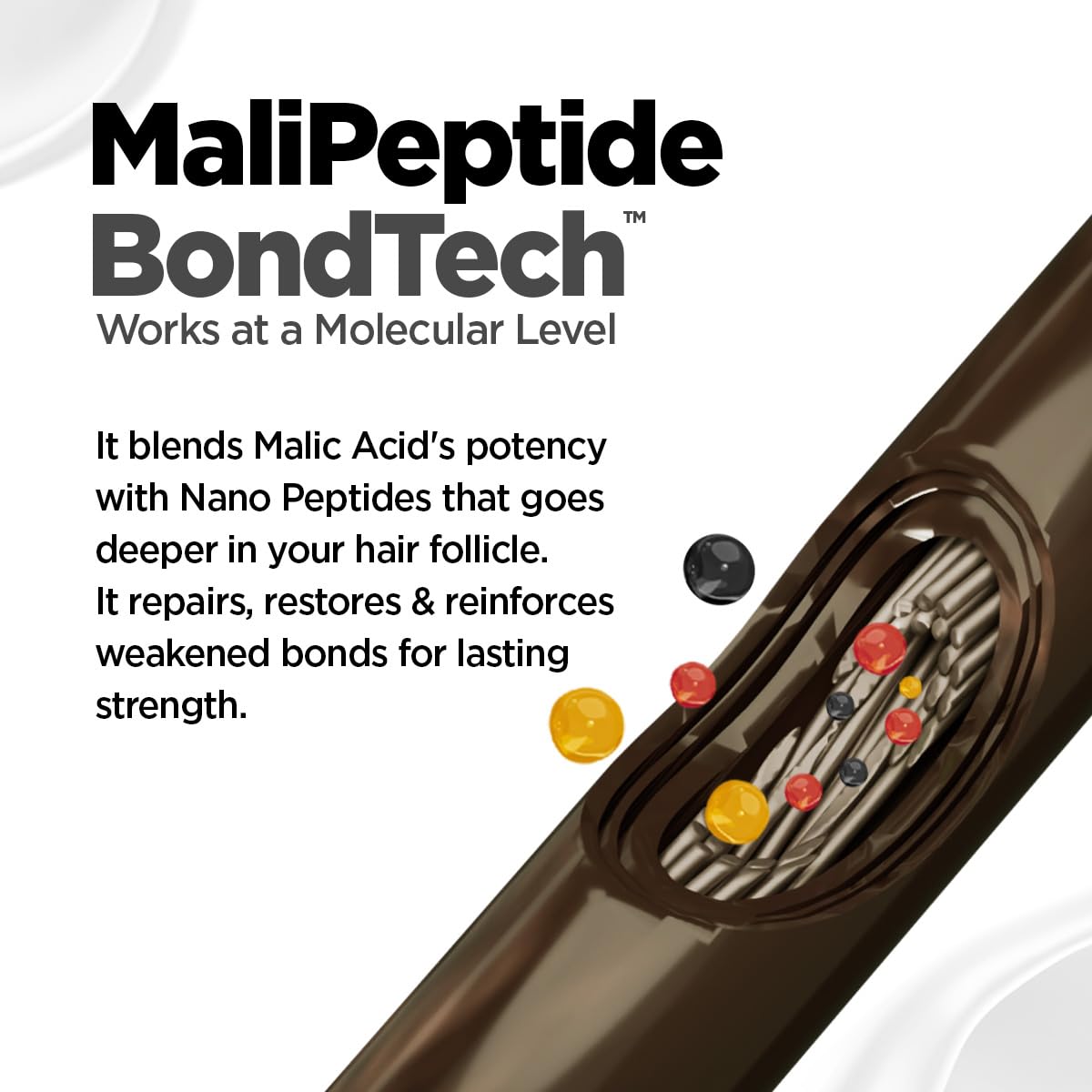 BBLUNT Bond Repair Conditioner - 250 g | Repairs damaged hair by 89% in just 1 use* | Powered with MaliPeptide BondTech | Recommended By Hair Experts | Crafted for Men & Women