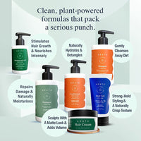 Arata Natural Hydrating Hair Shampoo (300ML) for Soft, Smooth Hair | Paraben and Sulphate Free for Damage Repair & Moisturization | Reduces Frizz, Split Ends with Ginkgo, Ginger & Indian Gooseberry