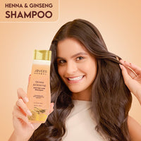 Jovees Herbal Henna & Ginseng Anti Hair Loss Shampoo | For Hair Growth & Hair Fall Control With Henna, Ginseng & Amla Extract | For All Hair Type 150ML