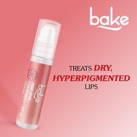 BAKE 2% Vitamin C Rose Tinted Lip Oil Balm with SPF 25 | BAKE in Dawn | Treats Dry, Pigmented Lips | Smooth, Supple Lips with SPF | With Shea butter, Cocoa Butter, Zinc Oxide & Vitamin C | For Men and Women | 15ml (Rose)