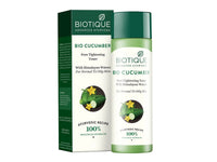 Biotique Bio Sandalwood Sunscreen For All Skin Types Ultra Soothing Face Lotion, Spf 50+, 50Ml And Bio Cucumber Pore Tightening Toner, 120Ml, Pack Of 1