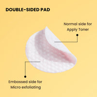 Mirabelle Korea Vitamin Toner Pads | Hydrating & Brightening | Korean Skincare for Glowing Skin | Niacinamide & Vitamin to Reduces Dark Spots | Removes Makeup Residue | 70 Pads