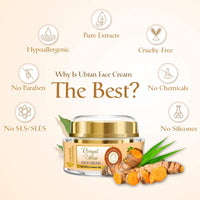 Oriental Botanics Rivayat Ubtan Face Cream, 50 g | Infused with Traditional Ubtan Ingredients for Naturally Glowing & Nourished Skin | No Parabens & Sulphates | Cruelty Free & Vegan